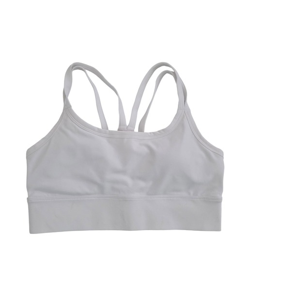 Fabletics Other - Fabletics White Multi-Strap Racerback Sports Bra‎ Small Medium Impact NWT